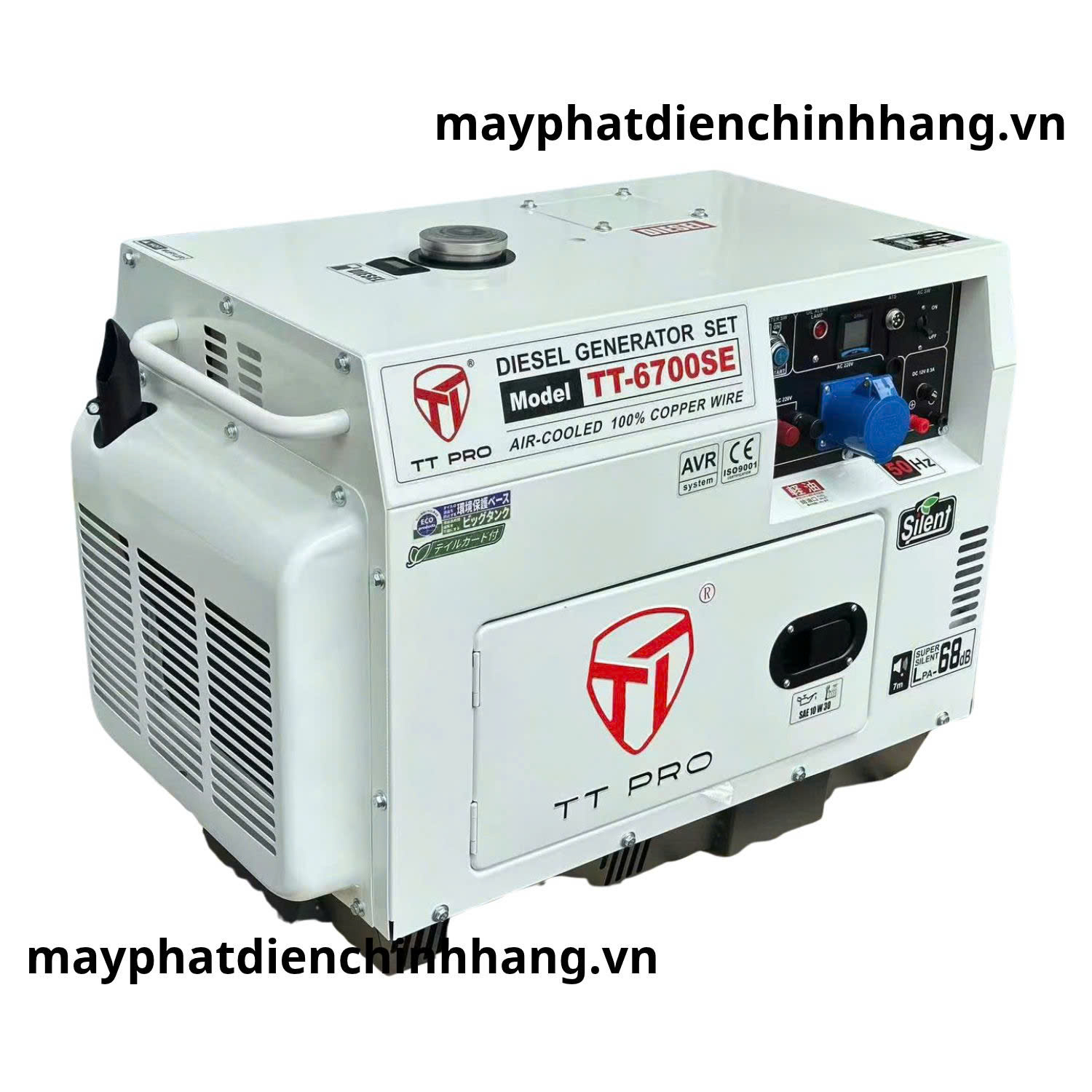 Máy Phát Điện TT6700 SE, Công Suất 5,5kw