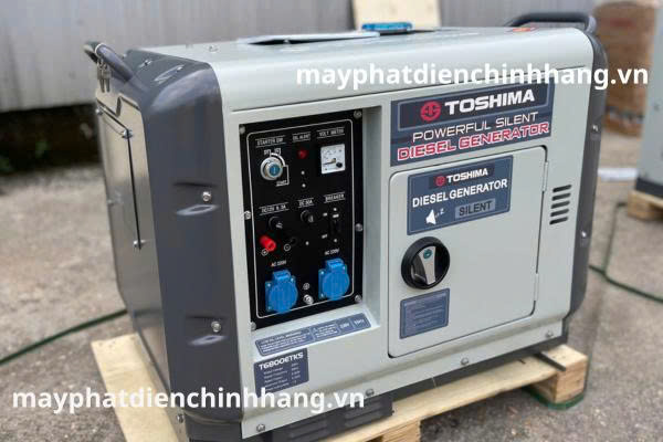 Máy Phát Điện 5,5kw Siêu Cách Âm TOSHIMA