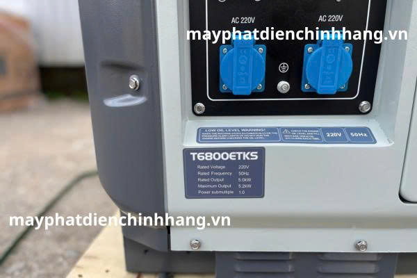 Máy Phát Điện 5,5kw Siêu Cách Âm TOSHIMA