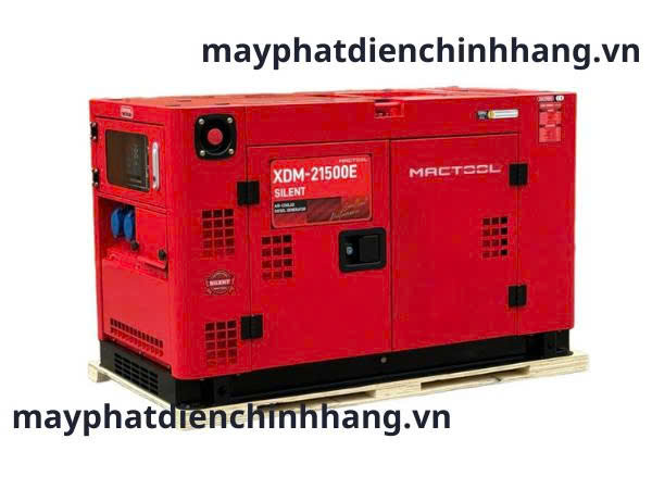 Máy Phát Điện 16kw MacTool XDM-21500E (Màu Đỏ)