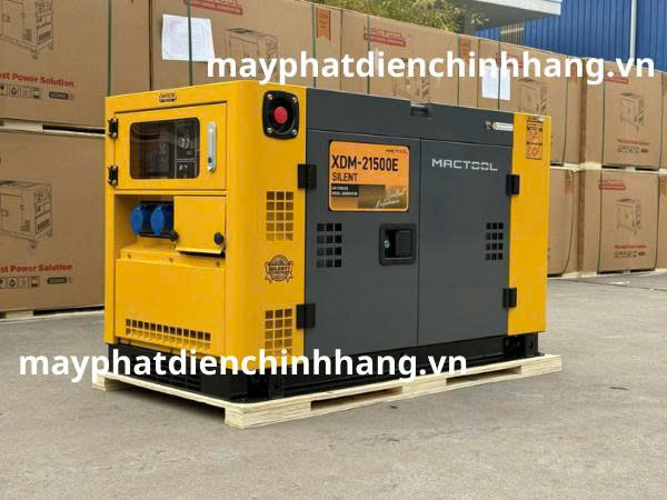 máy phát điện 16kw mactool XDM-21500E (màu vàng)