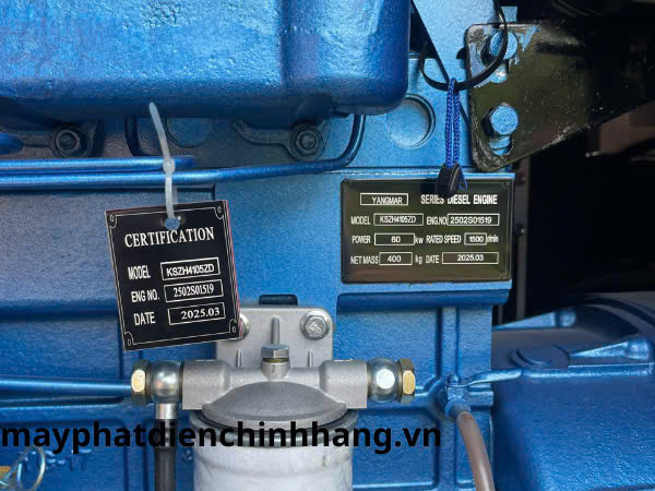 Động cơ Yangmar 50kw mạnh mẽ bền bỉ